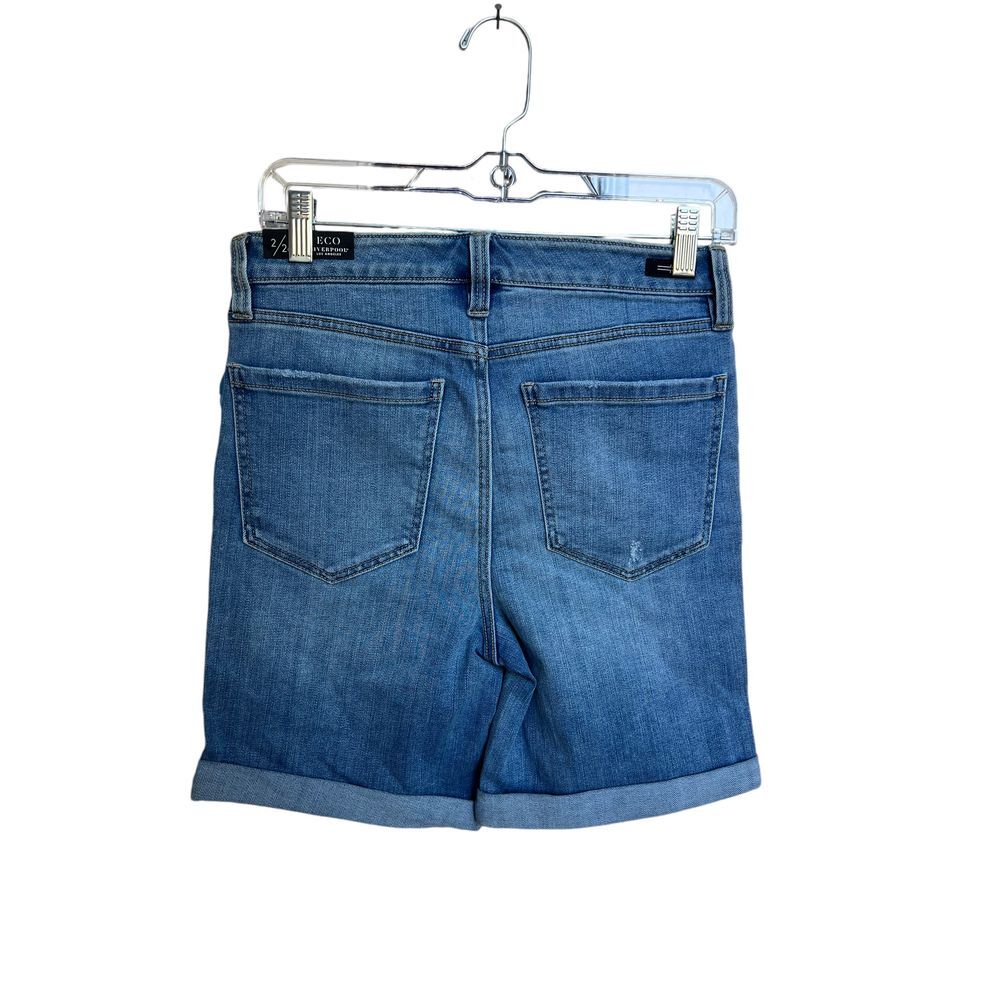 Liverpool Los Angeles Blue Kristy High-Rise Shorts‎ Rolled Hem NWT Size 2/26 - Picture 6 of 7